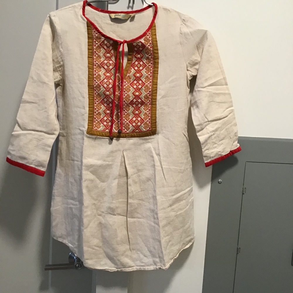 Global Desi blouse/tunic size S